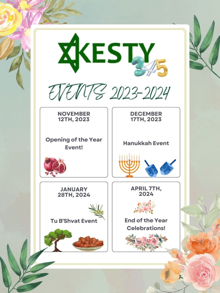 KESTY 345 2023-2024 events